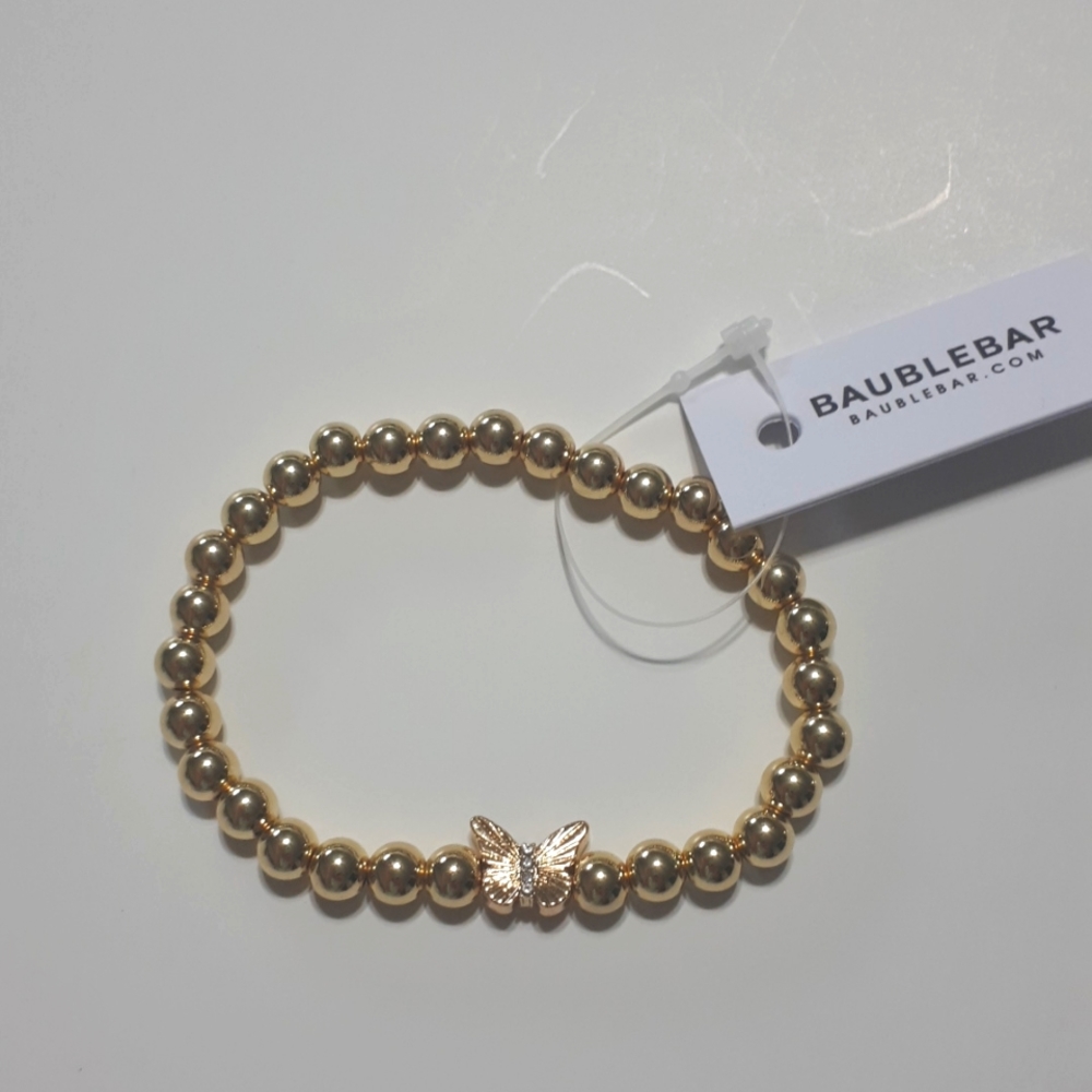 NWOT Baublebar butterfly bracelet
